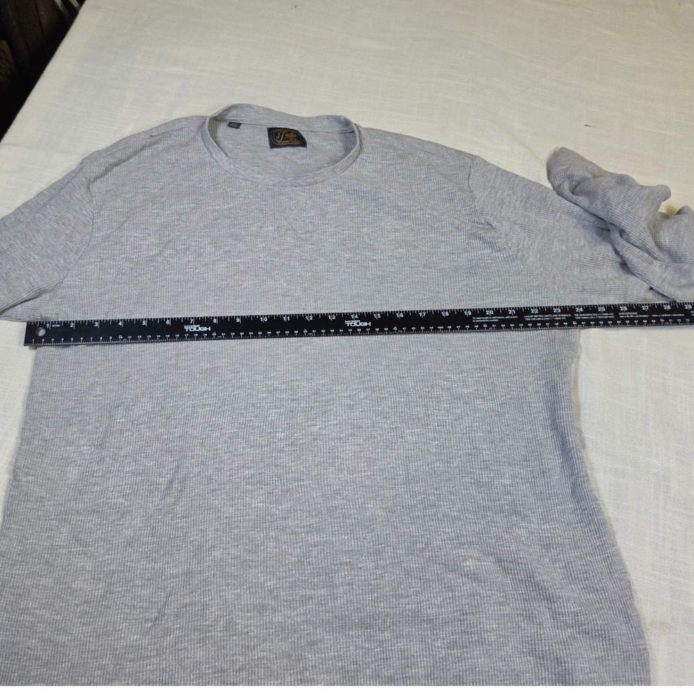 Mens XXL Shirt Lot Jachs Long Sleeve Waffle Thermal Liberty Pro V-Neck Tee Gray - Picture 6 of 8